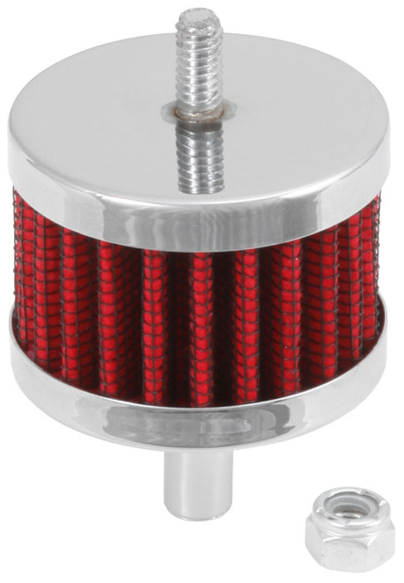 K&N 62-1090 Crankcase Vent Filter - 3/8in Tube x 2in OD x 1.5in H