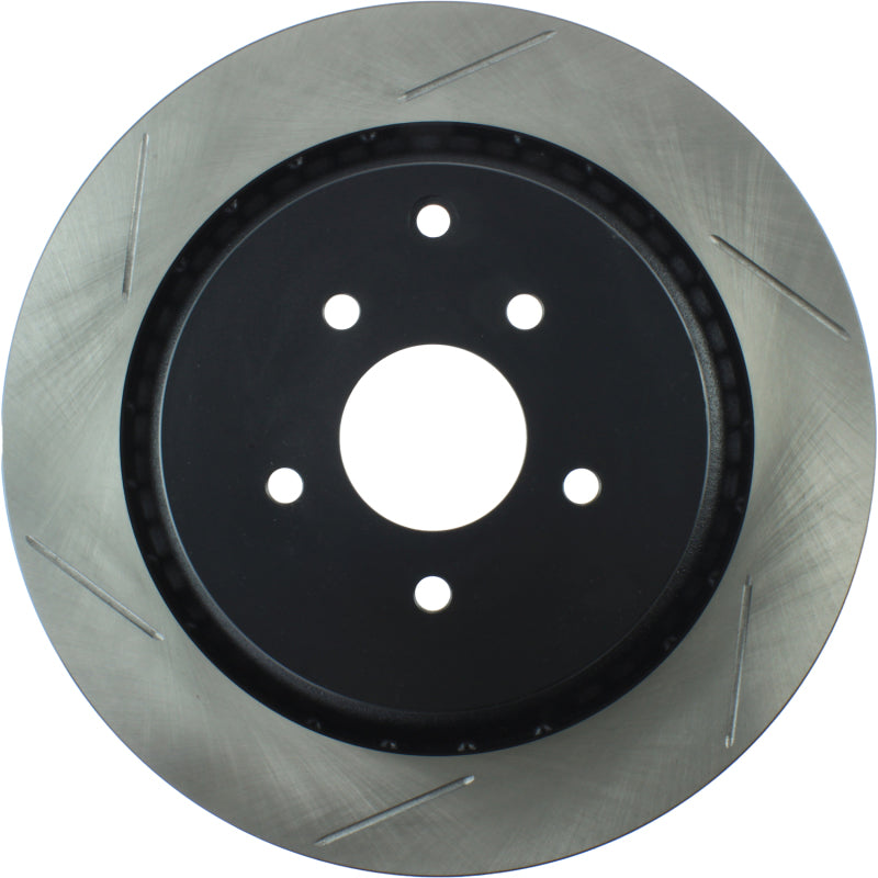 StopTech Power Slot Slotted Rear Right Rotor — Fits 2009-2013 Infiniti FX50
