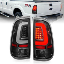 Cargar imagen en el visor de la galería, ANZO 2008-2016 Ford F-250 LED Taillights Black Housing Clear Lens (Pair)