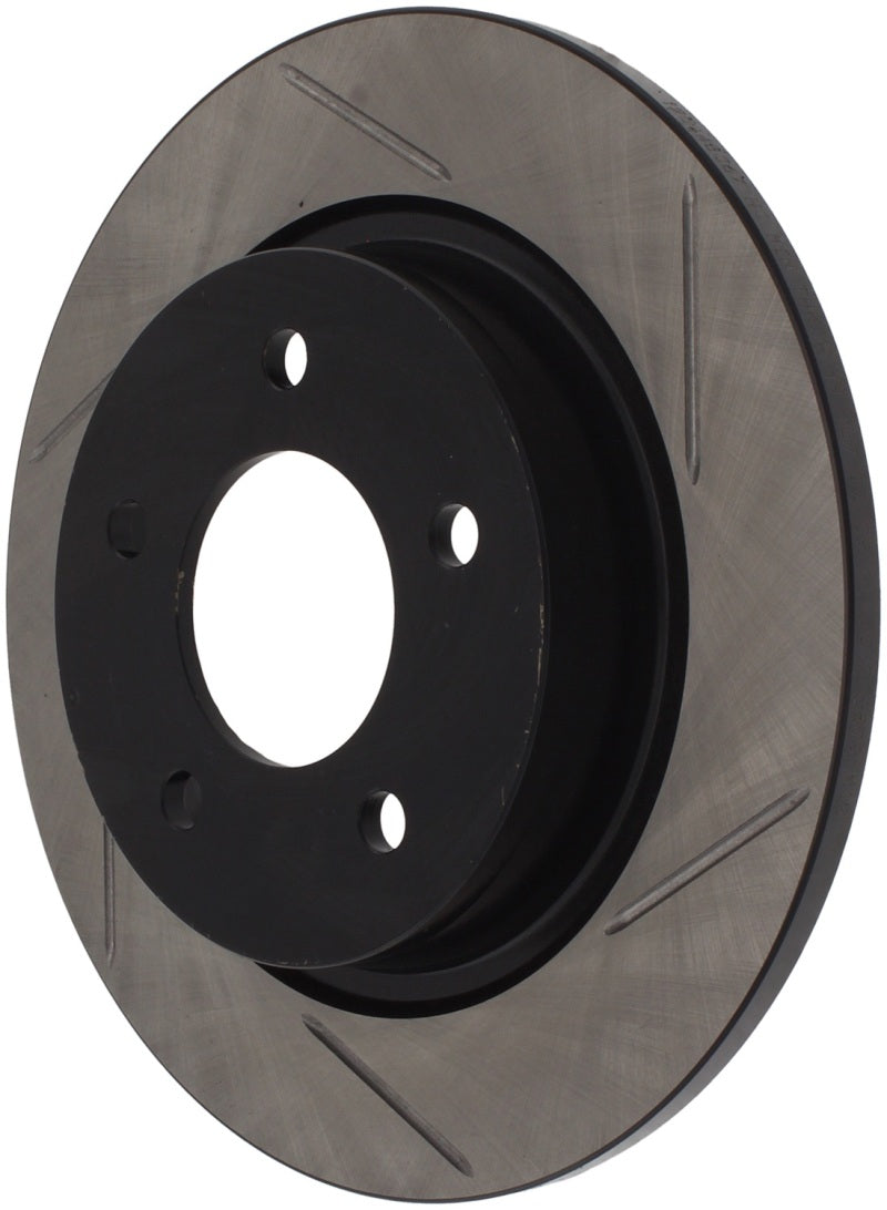 StopTech Power Slot Slotted Left Rear Rotor — Fits 07-13 Mazdaspeed 3, 3 S