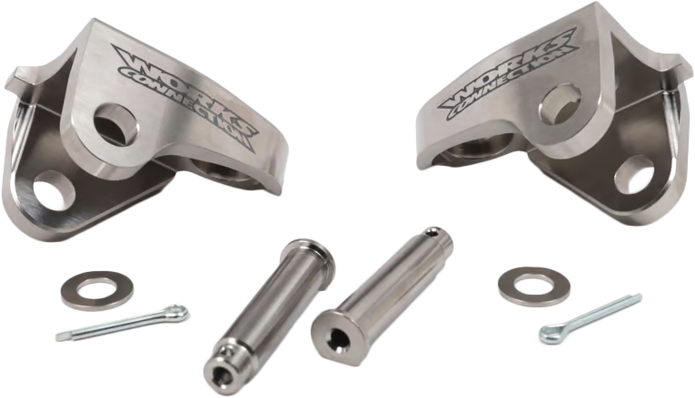 Works Foot PEG Mount Titanium CRF250/450 (20-520)