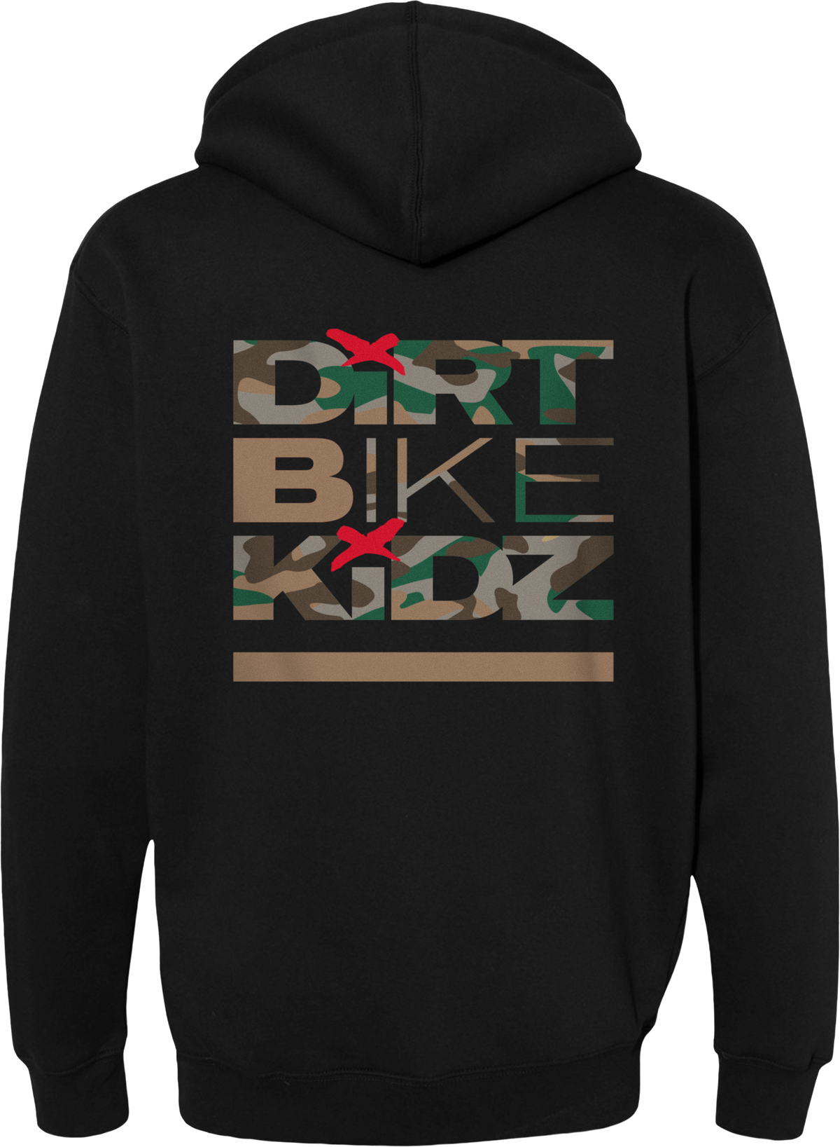 DBK Camo Shovels Hoodie Black XL (AH-CAMOSHOVEL-XL)