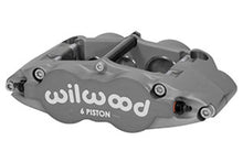 Cargar imagen en el visor de la galería, Wilwood Caliper-Forged Narrow Superlite 6R-R/H 1.75/1.25in/1.25in Pistons 1.25in Rotor - Anodized