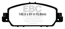 Cargar imagen en el visor de la galería, EBC 13+ Honda Accord Coupe 2.4 EX Yellowstuff Front Brake Pads