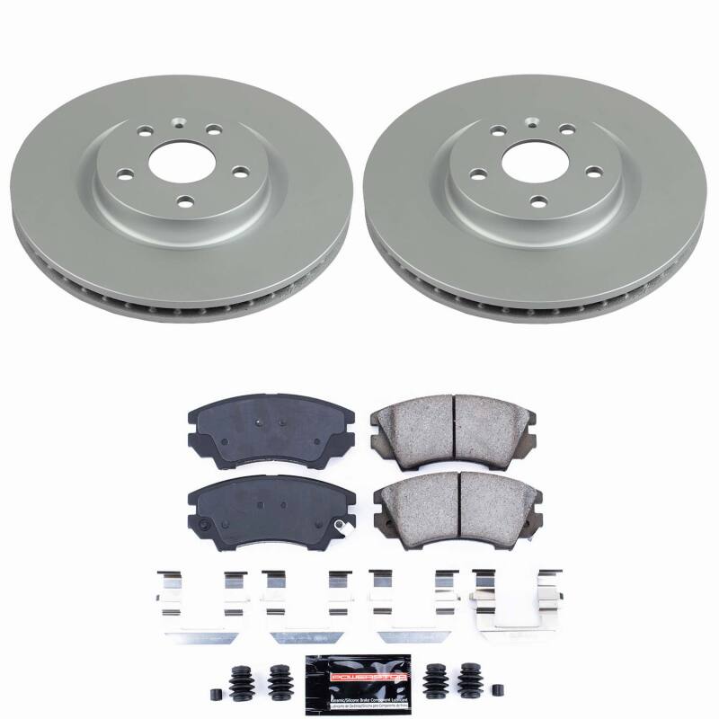Power Stop 11-17 Chevrolet Caprice Front Z23 Coated Brake Kit