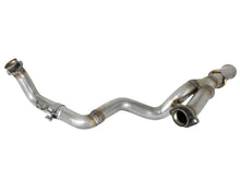 Cargar imagen en el visor de la galería, aFe POWER Twisted Steel Y-Pipe 2-1/4in 409 SS Exhaust System 2018 Jeep Wrangler (JL) V6-3.6L