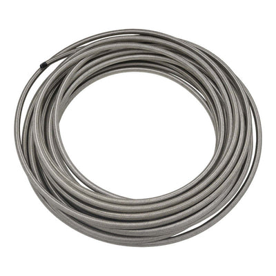 DeatschWerks 10AN Stainless Steel Double Braided PTFE Hose - 50 Feet