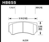 Hawk Alcon Street HPS Brake Pads