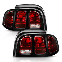 Cargar imagen en el visor de la galería, ANZO 1994-1998 Ford Mustang Taillight Dark Red Lens (OE Style)