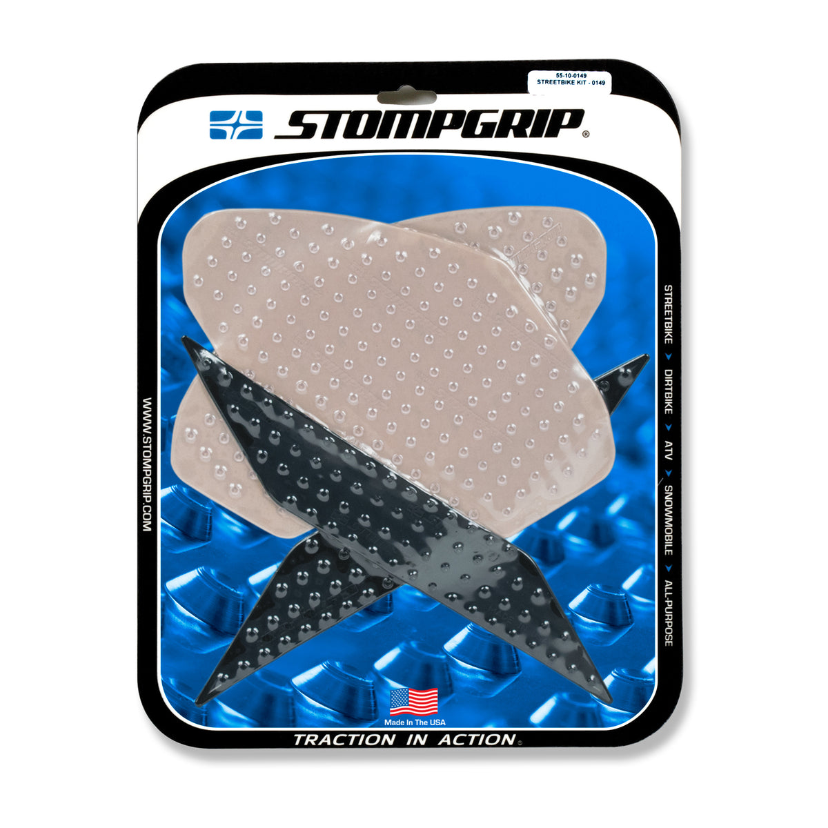 Stompgrip Tank PAD KIT Volcano Clear (55-10-0149H)