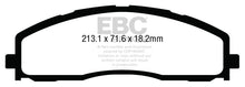 Cargar imagen en el visor de la galería, Pastillas de freno delanteras EBC 13+ Ford F250 (incluye Super Duty) 6.2 (2WD) Extra Duty