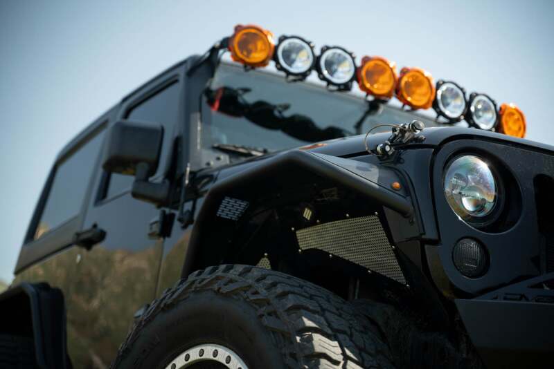 DV8 Offroad Slim Fender Flares — Fits 2007-2018 Jeep Wrangler JK