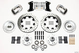 Wilwood Forged Dynalite Front Kit 12.19in Drilled Polished 67-69 Camaro 64-72 Nova Chevelle