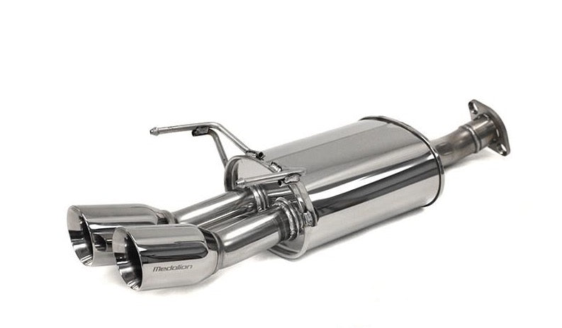 Revel Medallion Touring-S Catback Exhaust - Axle Back Dual Tip — 2011-2016 Honda CR-Z