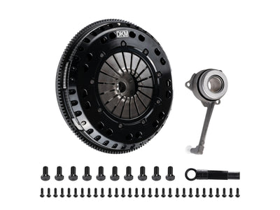 DKM Clutch MS Twin Disc Clutch Kit w/ Steel Flywheel — Fits 2008-2013 Audi A3 & VW Models (660 ft/lbs)