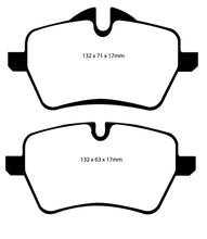 Cargar imagen en el visor de la galería, EBC 07-14 Mini Hardtop 1.6 Turbo Cooper S Ultimax2 Front Brake Pads