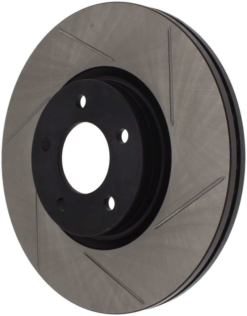 StopTech Power Slot 126.45078SR Slotted Rotor - Right Front — Fits 2007-2013 Mazda 3 Mazdaspeed