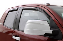 Cargar imagen en el visor de la galería, AVS 07-18 Toyota Tundra Double Cab Ventvisor In-Channel Front &amp; Rear Window Deflectors 4pc - Smoke