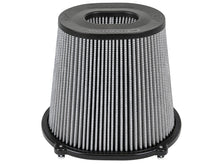 Cargar imagen en el visor de la galería, aFe Quantum Pro DRY S Air Filter Inverted Top - 5in Flange x 8in Height - Dry PDS