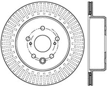 Cargar imagen en el visor de la galería, Rotor de freno deportivo ranurado y perforado StopTech trasero izquierdo 13-14 Lexus GS300/350/400/430