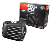 Load image into Gallery viewer, K&amp;N Street Metal Intake System for 01-16 Harley Davidson Softail/Dyna - Shaker Black