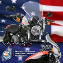 Cargar imagen en el visor de la galería, National Cycle 88-21 Harley Davidson XL Sportster Wave Windshield-Dark Tint