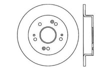 Cargar imagen en el visor de la galería, Rotor trasero derecho ranurado y perforado StopTech 06-09 Honda Civic Ex/Si