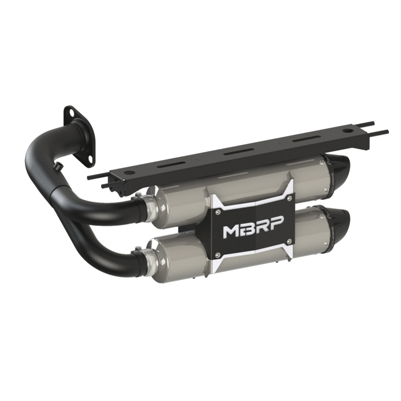 MBRP Dual Stacked Slip-on System w/ Performance Muffler BLK TIP (AT-9110PT)