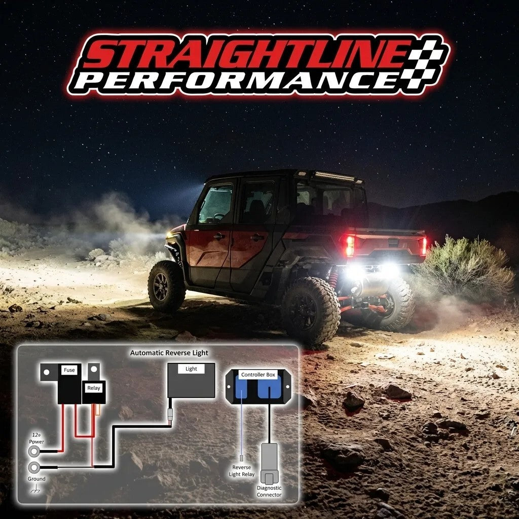 Straightline Smart Wire Reverse Light KIT Single Light POL (287-108)