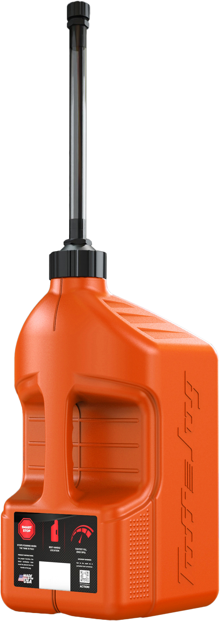 Tuff JUG Utility Container Orange w/ Autostop Spout 5 GAL (OUASVS20)