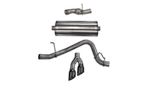 Cargar imagen en el visor de la galería, Corsa 15-16 GMC Yukon Denali 6.2L V8 Single Side Exit Cat-Back Exhaust w/ Polished Black Tips