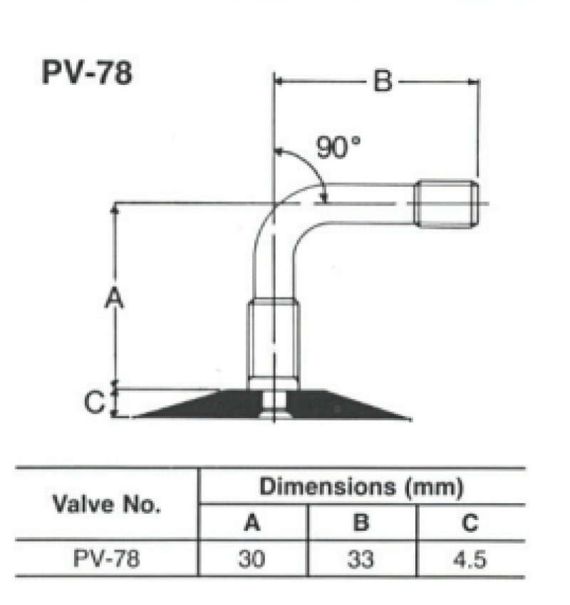 Cámara Bridgestone PV78 - 140/90-16