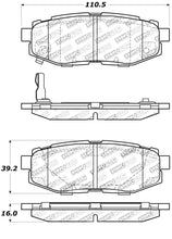 Cargar imagen en el visor de la galería, StopTech Performance 06-10 Subaru Legacy Sedan/Outback/13 BRZ / 13 Scion FR-S Rear Brake Pads