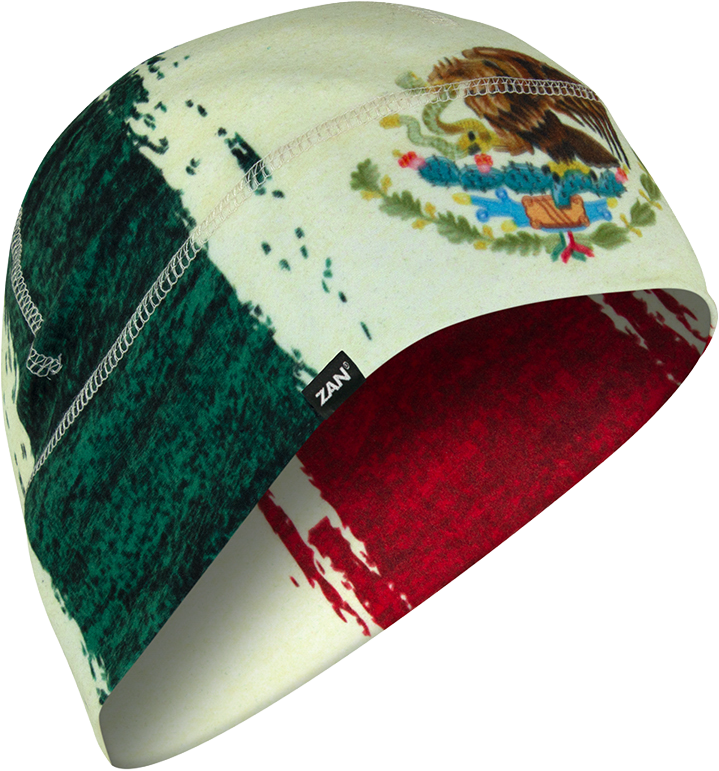 ZAN Sportflex UPF50+ Liner/Beanie Mexican Flag (WHLL464)