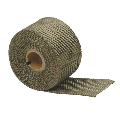 DEI Titanium Exhaust Wrap 2in x 25ft Thermal Heat Shield — Universal Automotive and Motorcycle Fitment