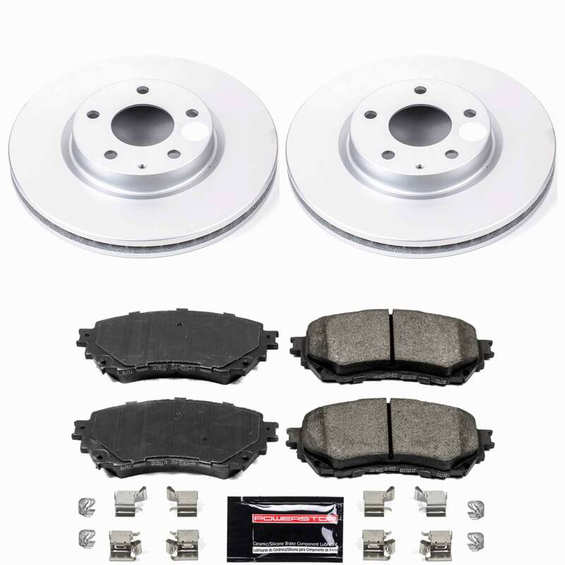 Power Stop 14-18 Mazda 6 Front Z23 Coated Brake Kit