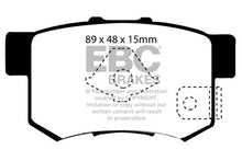 Cargar imagen en el visor de la galería, EBC 05-06 Honda CR-V 2.4 Greenstuff Rear Brake Pads