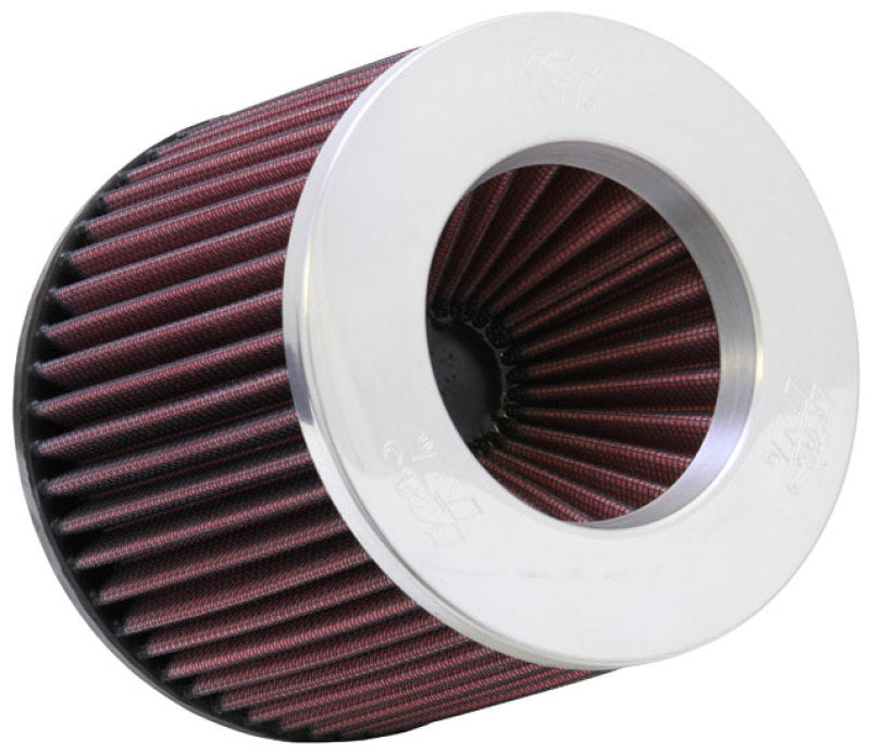 K&N RR-3003 Universal Air Filter — 3" Flange, 6" Base, 5.25" Top, 5" Height, Polished Top