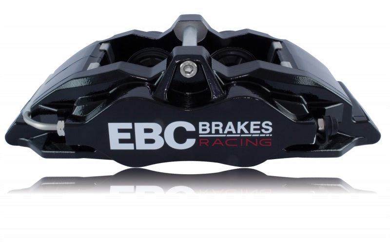 EBC Racing 05-11 Ford Focus ST (Mk2) Front Left Apollo-4 Black Caliper