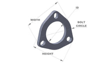 Cargar imagen en el visor de la galería, Vibrant 3-Bolt T304 SS Exhaust Flanges (3in I.D.) - 5 Flange Bulk Pack