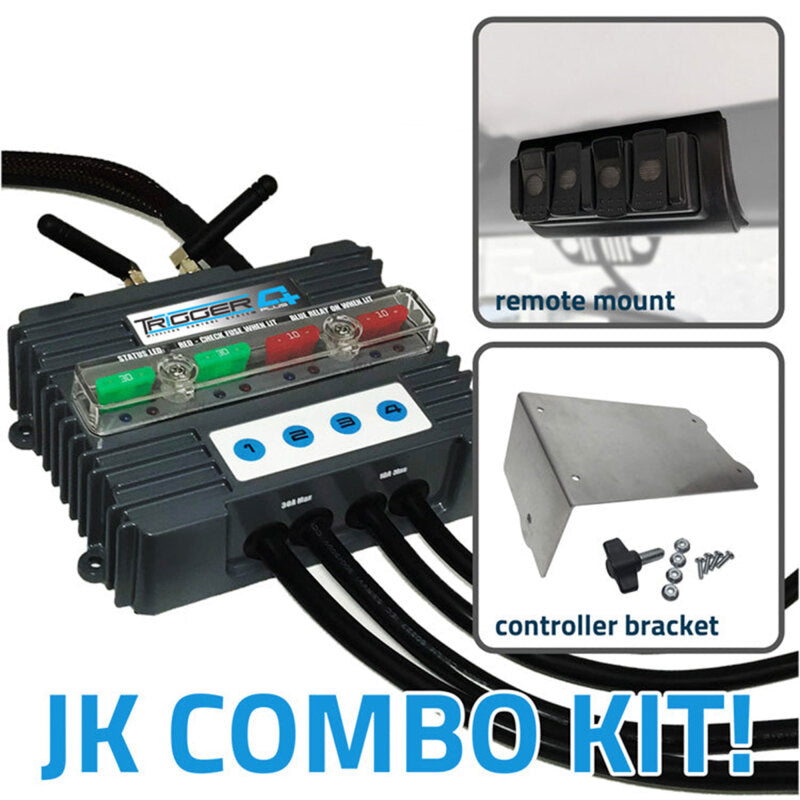 Oracle Trigger 4 Plus Wireless Accessory Control System Combo Kit - Jeep Jk