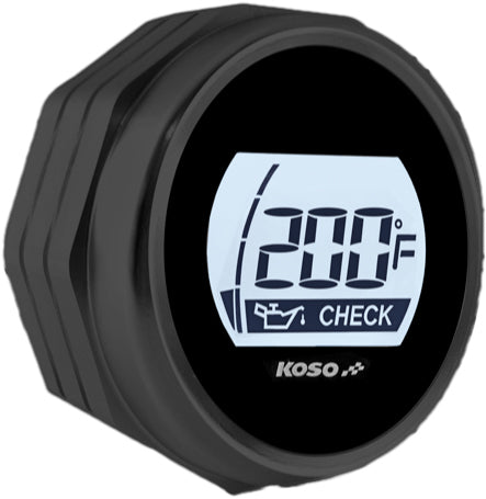 KOSO Digital OIL Dipstick Black Fits 07-16 FLH/FLT (BA053001)