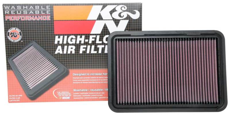 K&N Replacement Air Filter — Fits 2017-2019 Suzuki Swift V L4 1.4L