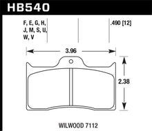 Cargar imagen en el visor de la galería, Hawk Wilwood DTC-60 Brake Pads