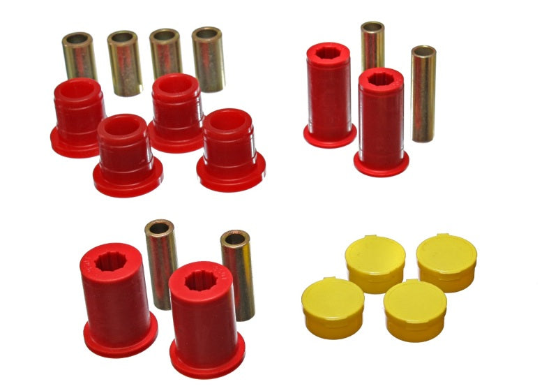 Energy Suspension 97-01 Dodge Dakota 2WD Red Front Control Arm Bushing Set