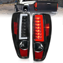 Cargar imagen en el visor de la galería, ANZO 2004-2012 Chevrolet Colorado/ GMC Canyon LED Tail Lights w/ Light Bar Black Housing