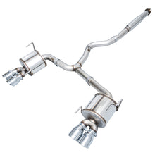 Load image into Gallery viewer, AWE Tuning Subaru STI VA / WRX GV / STI GV Sedan Touring Edition Exhaust - Chrome Silver Tip (102mm)