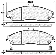 Cargar imagen en el visor de la galería, StopTech Performance 04-08 Cadillac XLR/XLR-V / 97-10 Corvette / 05-06 Pontiac GTO Front Brake Pads