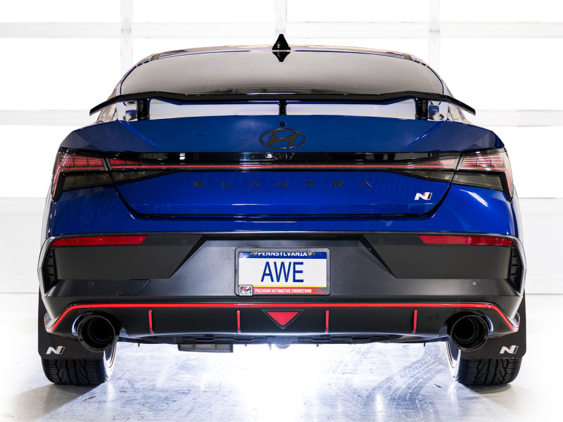 AWE 22-26 Hyundai Elantra N SwitchPath Cat-Back Exhaust - Diamond Black Tips