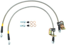 Cargar imagen en el visor de la galería, StopTech 03-08 Hyundai Tiburon Front Stainless Steel Brake Lines